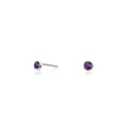 Zia Rise Midnight Silver Studs