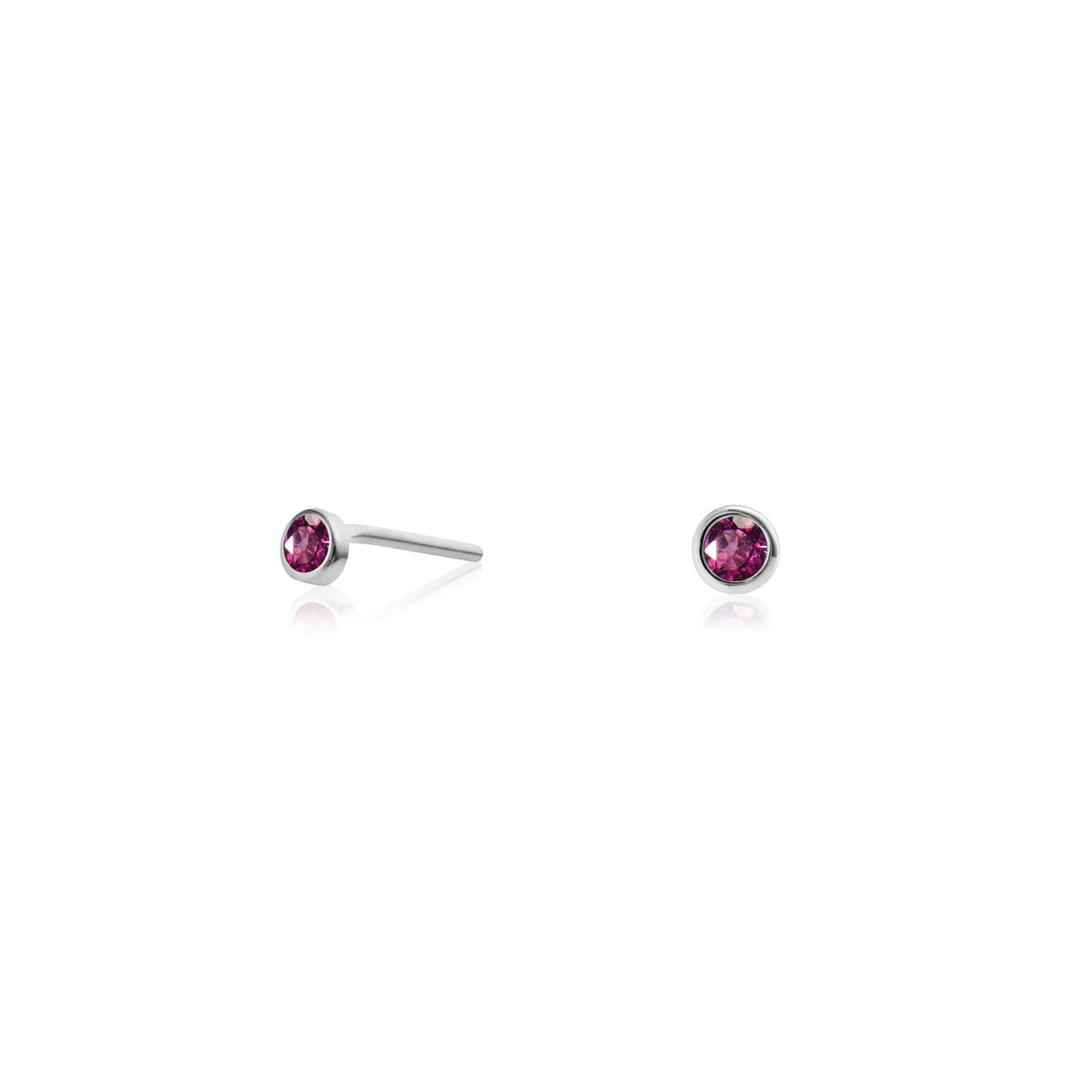 Zia Rise Midnight Silver Studs