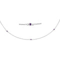 Zia Trio Midnight Silver Necklace
