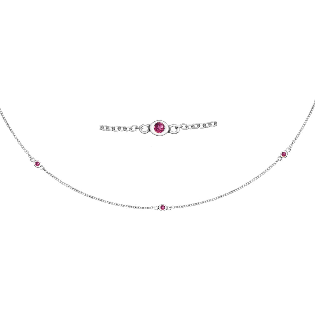 Zia Trio Shine Silver Necklace