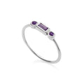 Zion Midnight Silver Ring