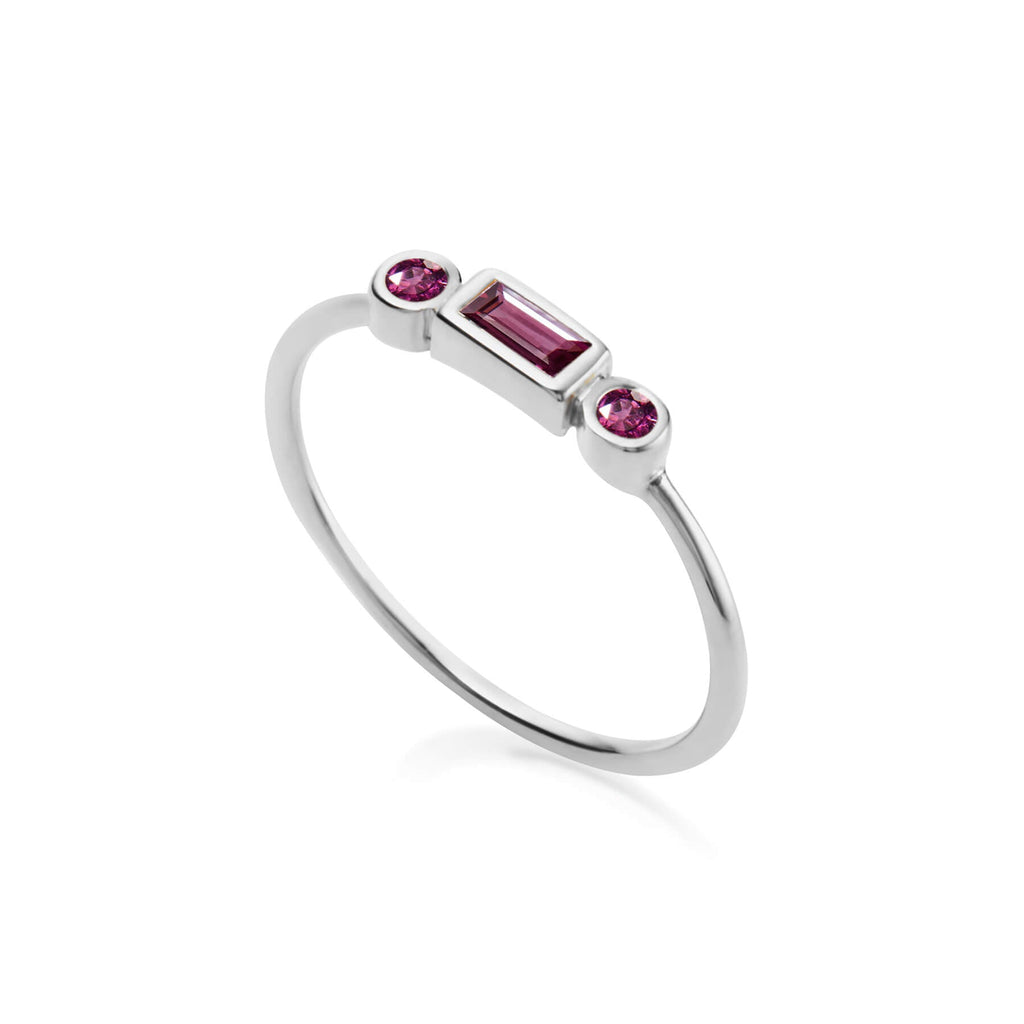 Zion Midnight Silver Ring