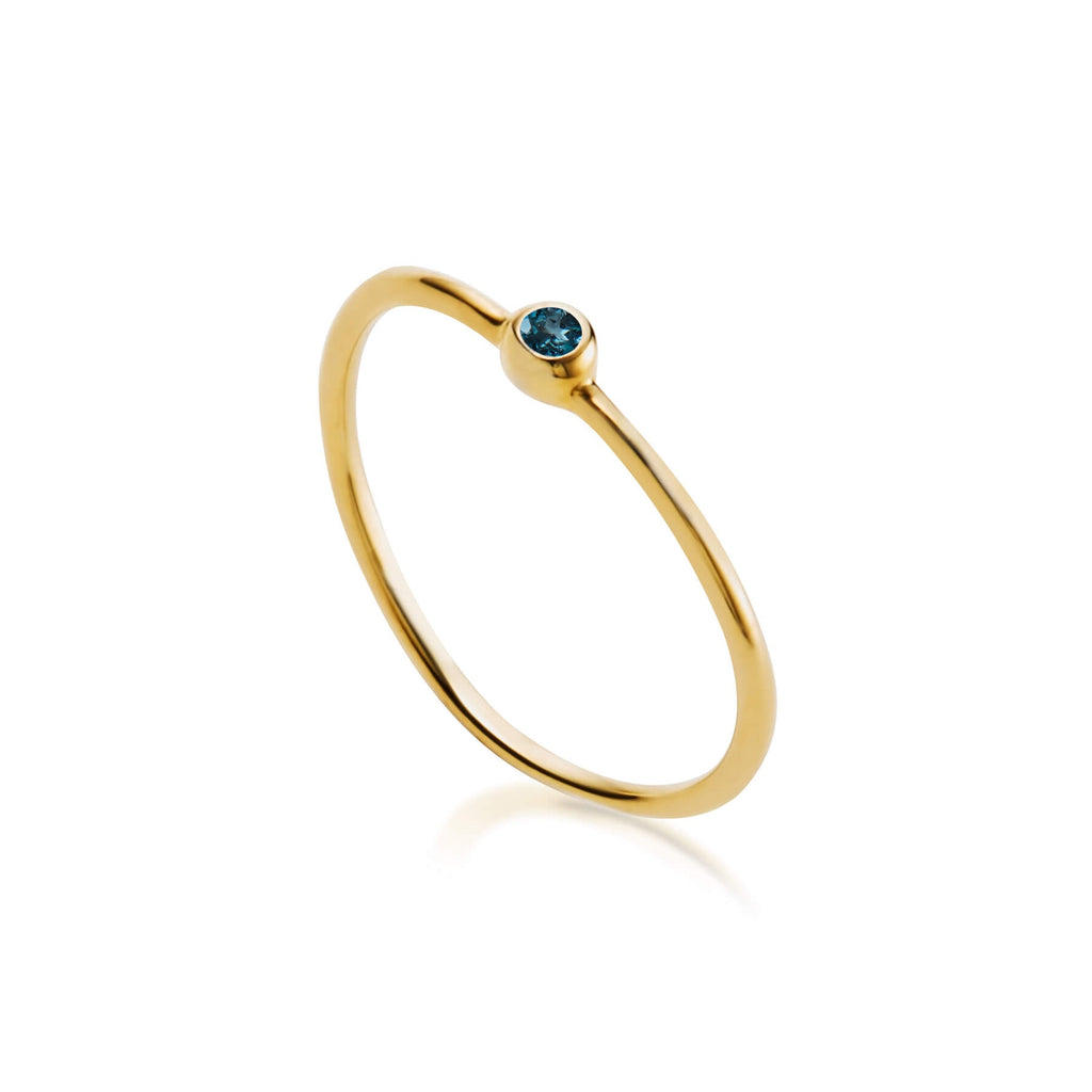 Zia Midnight Gold Ring