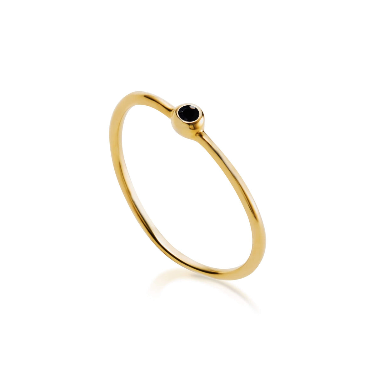 Zia Midnight Gold Ring