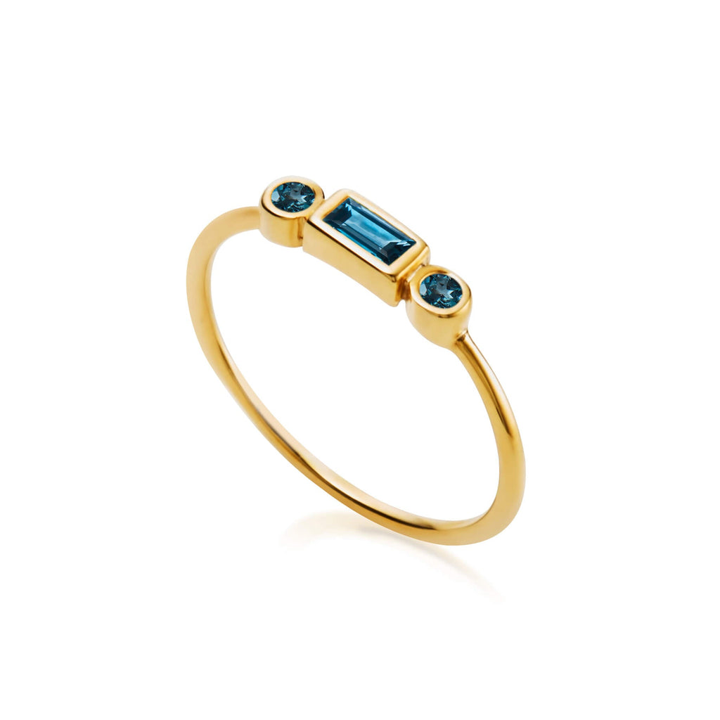 Zion Midnight Gold Ring