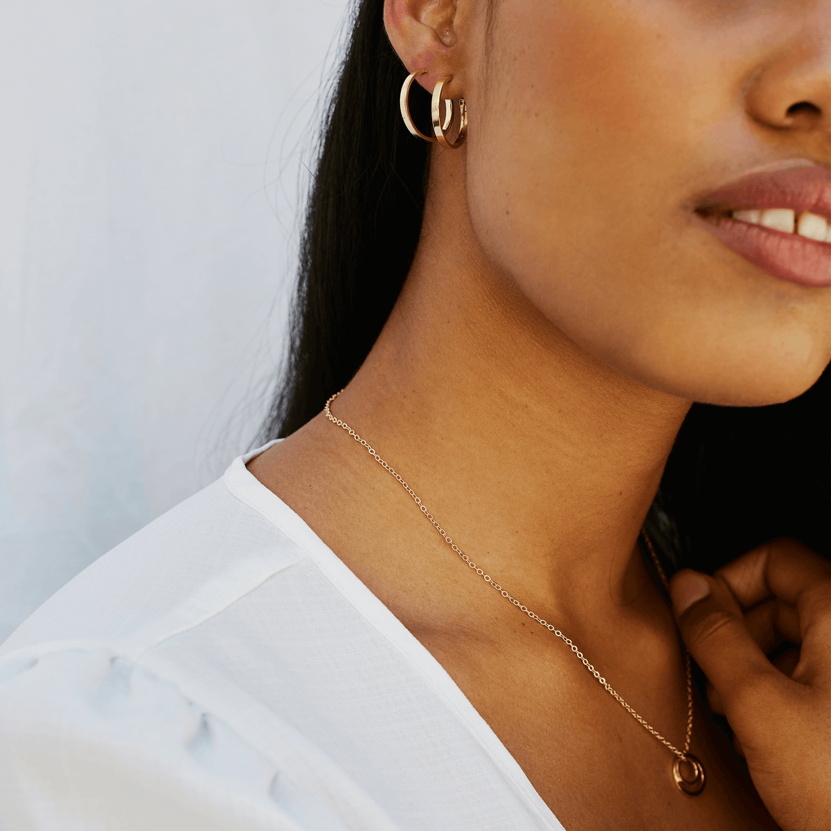 Hoop Earrings by ORA Jewellery